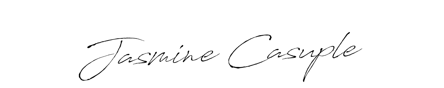 You can use this online signature creator to create a handwritten signature for the name Jasmine Casuple. This is the best online autograph maker. Jasmine Casuple signature style 6 images and pictures png