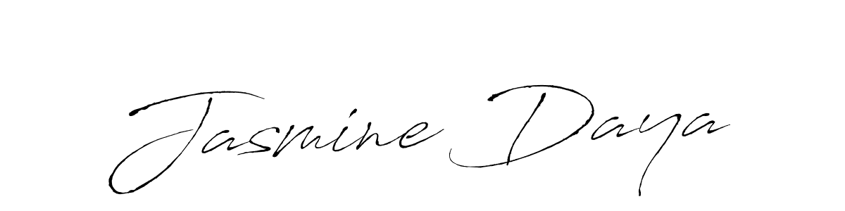 Also we have Jasmine Daya name is the best signature style. Create professional handwritten signature collection using Antro_Vectra autograph style. Jasmine Daya signature style 6 images and pictures png