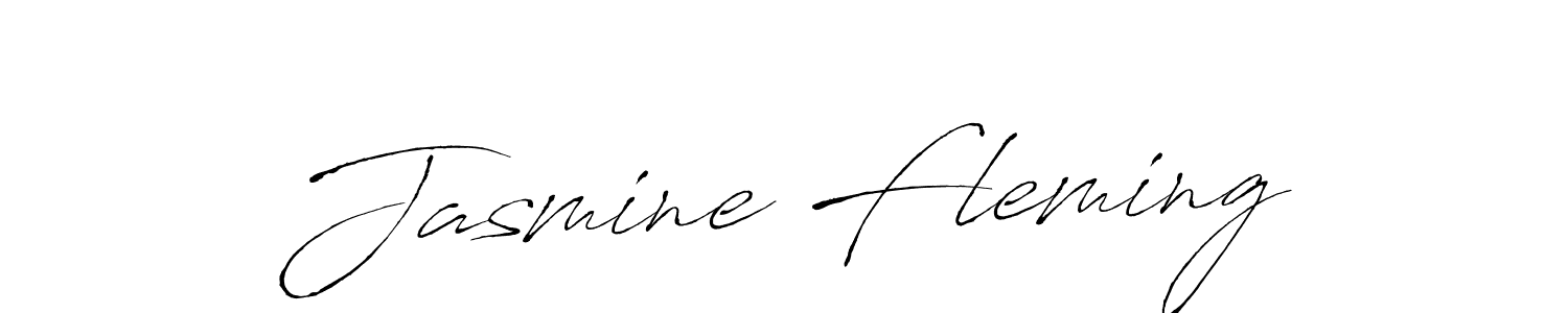 Design your own signature with our free online signature maker. With this signature software, you can create a handwritten (Antro_Vectra) signature for name Jasmine Fleming. Jasmine Fleming signature style 6 images and pictures png