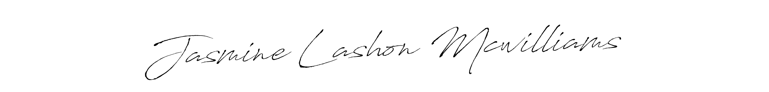 Design your own signature with our free online signature maker. With this signature software, you can create a handwritten (Antro_Vectra) signature for name Jasmine Lashon Mcwilliams. Jasmine Lashon Mcwilliams signature style 6 images and pictures png