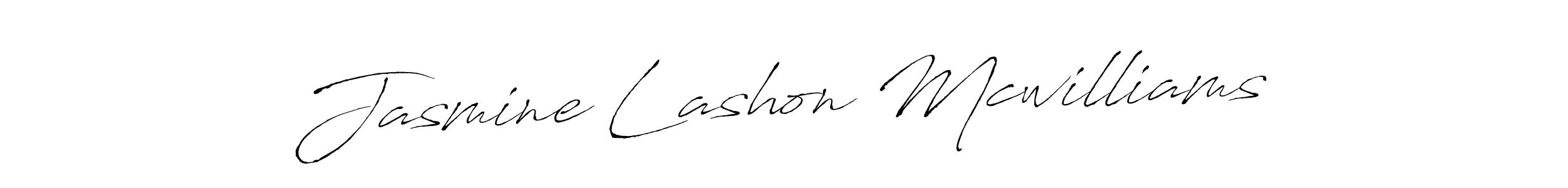 Create a beautiful signature design for name Jasmine Lashon Mcwilliams. With this signature (Antro_Vectra) fonts, you can make a handwritten signature for free. Jasmine Lashon Mcwilliams signature style 6 images and pictures png