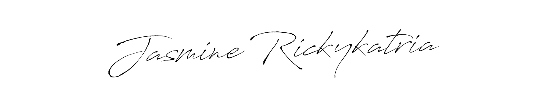 The best way (Antro_Vectra) to make a short signature is to pick only two or three words in your name. The name Jasmine Rickykatria include a total of six letters. For converting this name. Jasmine Rickykatria signature style 6 images and pictures png