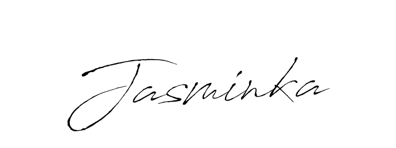 How to make Jasminka signature? Antro_Vectra is a professional autograph style. Create handwritten signature for Jasminka name. Jasminka signature style 6 images and pictures png
