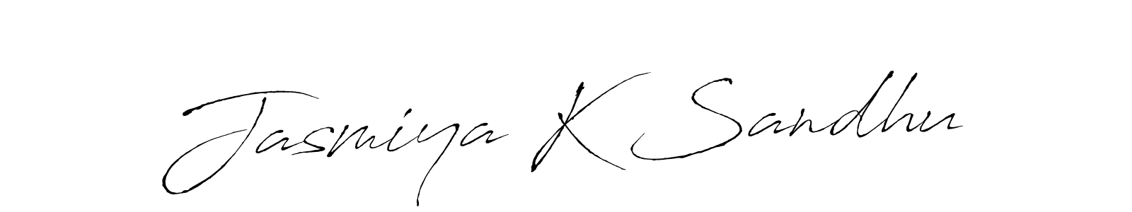 Once you've used our free online signature maker to create your best signature Antro_Vectra style, it's time to enjoy all of the benefits that Jasmiya K Sandhu name signing documents. Jasmiya K Sandhu signature style 6 images and pictures png