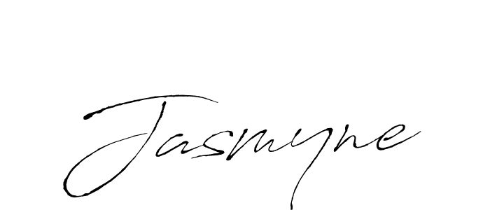 Use a signature maker to create a handwritten signature online. With this signature software, you can design (Antro_Vectra) your own signature for name Jasmyne. Jasmyne signature style 6 images and pictures png