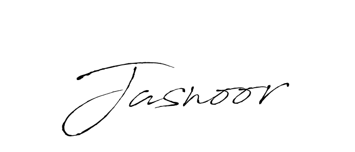 Jasnoor stylish signature style. Best Handwritten Sign (Antro_Vectra) for my name. Handwritten Signature Collection Ideas for my name Jasnoor. Jasnoor signature style 6 images and pictures png