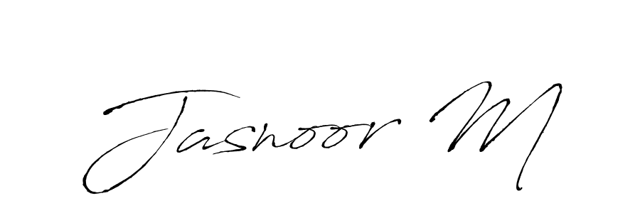 Best and Professional Signature Style for Jasnoor M. Antro_Vectra Best Signature Style Collection. Jasnoor M signature style 6 images and pictures png