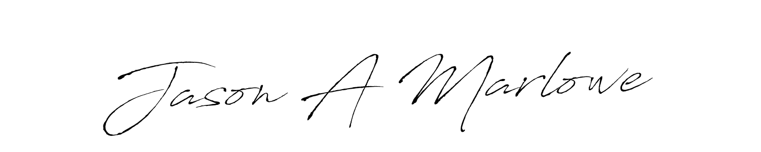 Also we have Jason A Marlowe name is the best signature style. Create professional handwritten signature collection using Antro_Vectra autograph style. Jason A Marlowe signature style 6 images and pictures png