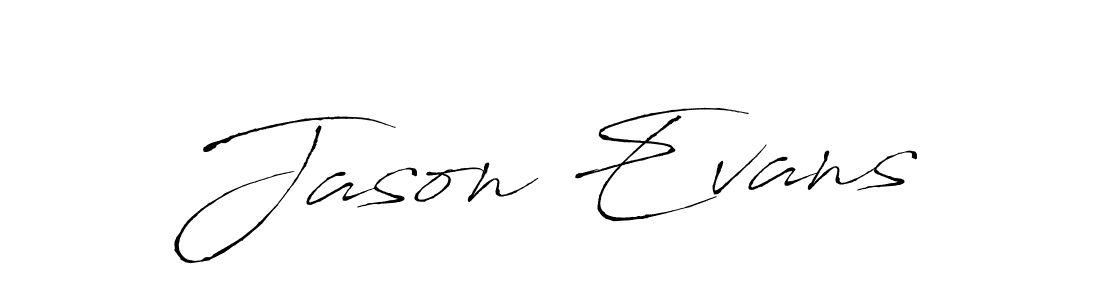 Use a signature maker to create a handwritten signature online. With this signature software, you can design (Antro_Vectra) your own signature for name Jason Evans. Jason Evans signature style 6 images and pictures png