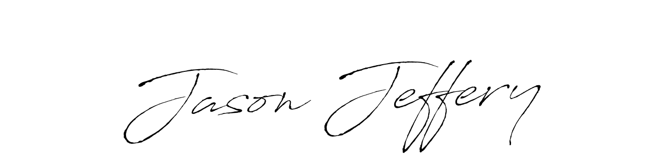 How to make Jason Jeffery name signature. Use Antro_Vectra style for creating short signs online. This is the latest handwritten sign. Jason Jeffery signature style 6 images and pictures png