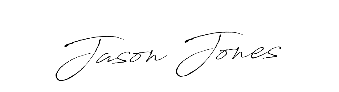 Design your own signature with our free online signature maker. With this signature software, you can create a handwritten (Antro_Vectra) signature for name Jason Jones. Jason Jones signature style 6 images and pictures png