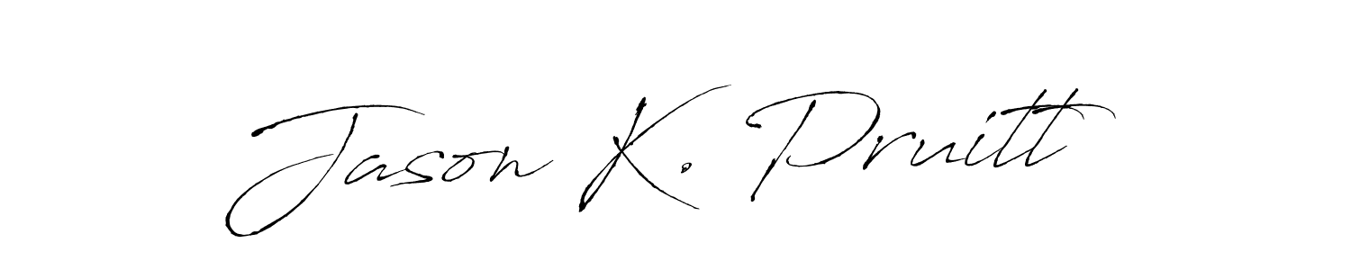 Also we have Jason K. Pruitt name is the best signature style. Create professional handwritten signature collection using Antro_Vectra autograph style. Jason K. Pruitt signature style 6 images and pictures png