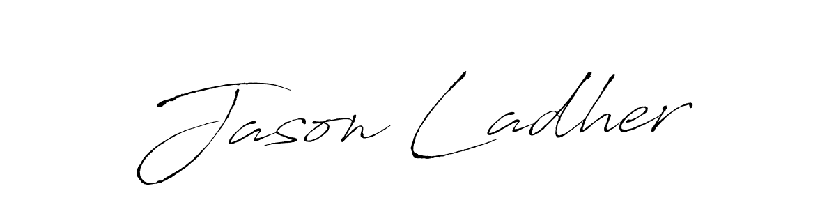 The best way (Antro_Vectra) to make a short signature is to pick only two or three words in your name. The name Jason Ladher include a total of six letters. For converting this name. Jason Ladher signature style 6 images and pictures png