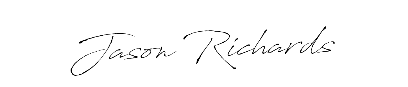 You should practise on your own different ways (Antro_Vectra) to write your name (Jason Richards) in signature. don't let someone else do it for you. Jason Richards signature style 6 images and pictures png