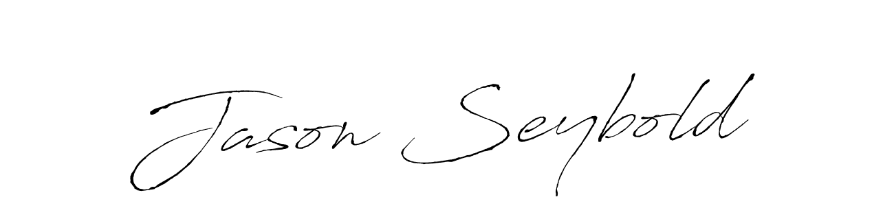 Design your own signature with our free online signature maker. With this signature software, you can create a handwritten (Antro_Vectra) signature for name Jason Seybold. Jason Seybold signature style 6 images and pictures png