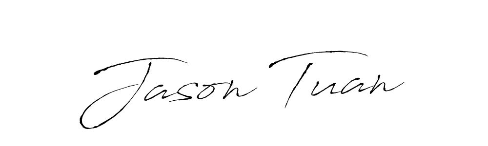 Jason Tuan stylish signature style. Best Handwritten Sign (Antro_Vectra) for my name. Handwritten Signature Collection Ideas for my name Jason Tuan. Jason Tuan signature style 6 images and pictures png