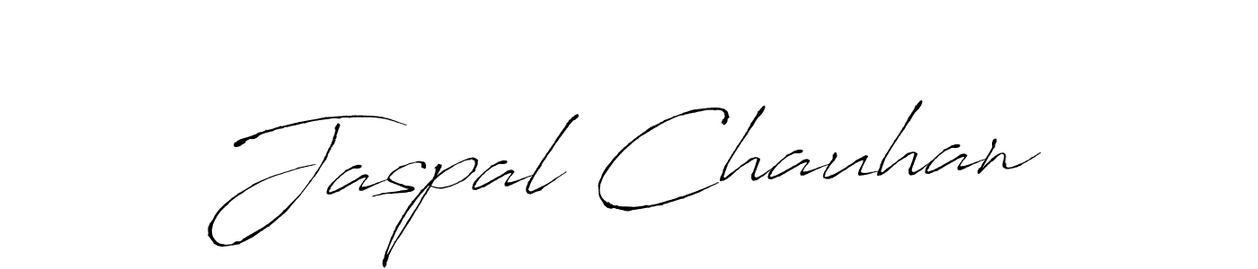 How to make Jaspal Chauhan name signature. Use Antro_Vectra style for creating short signs online. This is the latest handwritten sign. Jaspal Chauhan signature style 6 images and pictures png