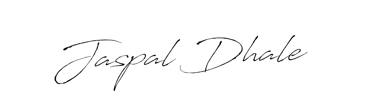 Make a beautiful signature design for name Jaspal Dhale. With this signature (Antro_Vectra) style, you can create a handwritten signature for free. Jaspal Dhale signature style 6 images and pictures png