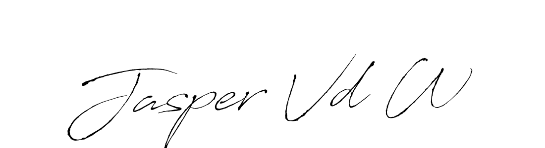 It looks lik you need a new signature style for name Jasper Vd W. Design unique handwritten (Antro_Vectra) signature with our free signature maker in just a few clicks. Jasper Vd W signature style 6 images and pictures png