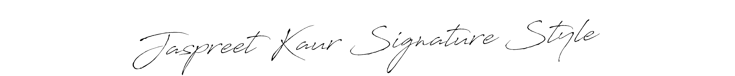 How to make Jaspreet Kaur Signature Style name signature. Use Antro_Vectra style for creating short signs online. This is the latest handwritten sign. Jaspreet Kaur Signature Style signature style 6 images and pictures png