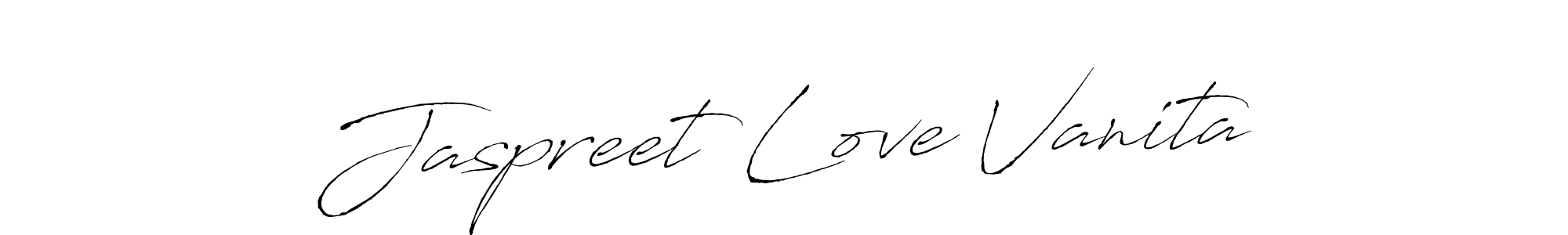 Similarly Antro_Vectra is the best handwritten signature design. Signature creator online .You can use it as an online autograph creator for name Jaspreet Love Vanita. Jaspreet Love Vanita signature style 6 images and pictures png