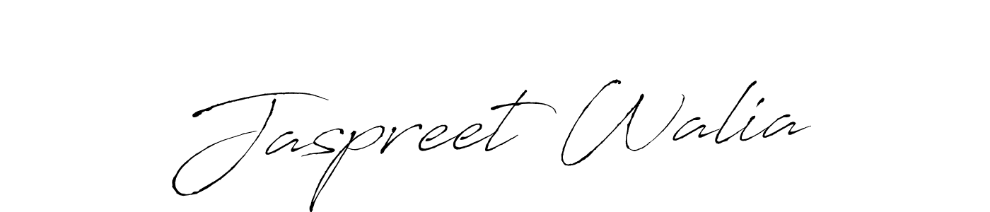 How to make Jaspreet Walia signature? Antro_Vectra is a professional autograph style. Create handwritten signature for Jaspreet Walia name. Jaspreet Walia signature style 6 images and pictures png