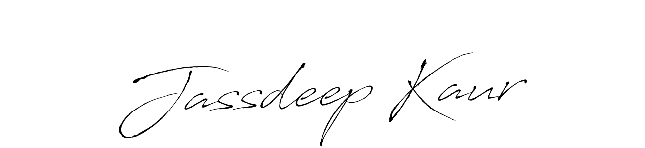 Jassdeep Kaur stylish signature style. Best Handwritten Sign (Antro_Vectra) for my name. Handwritten Signature Collection Ideas for my name Jassdeep Kaur. Jassdeep Kaur signature style 6 images and pictures png