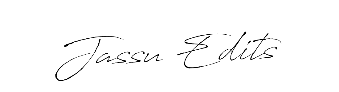 Make a beautiful signature design for name Jassu Edits. Use this online signature maker to create a handwritten signature for free. Jassu Edits signature style 6 images and pictures png