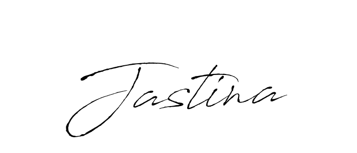 Jastina stylish signature style. Best Handwritten Sign (Antro_Vectra) for my name. Handwritten Signature Collection Ideas for my name Jastina. Jastina signature style 6 images and pictures png