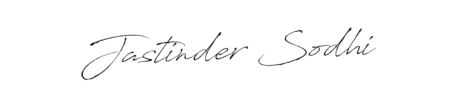 Jastinder Sodhi stylish signature style. Best Handwritten Sign (Antro_Vectra) for my name. Handwritten Signature Collection Ideas for my name Jastinder Sodhi. Jastinder Sodhi signature style 6 images and pictures png