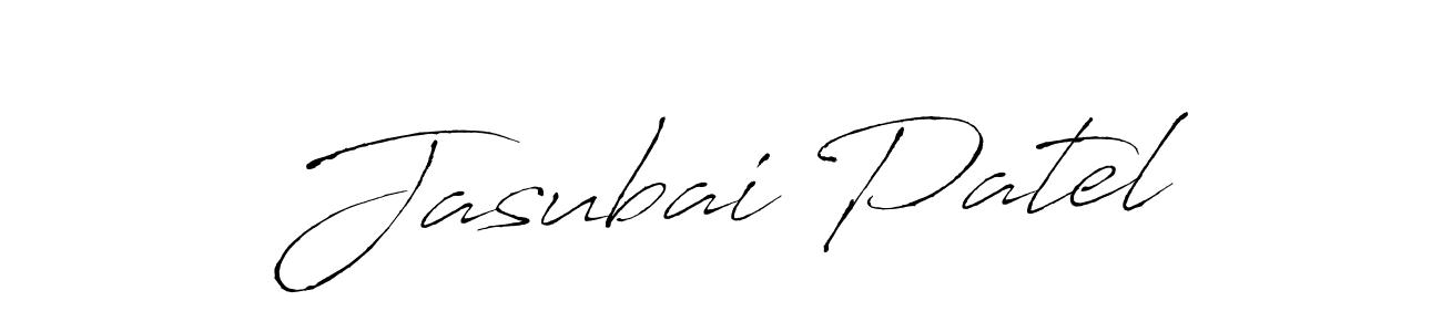 How to make Jasubai Patel signature? Antro_Vectra is a professional autograph style. Create handwritten signature for Jasubai Patel name. Jasubai Patel signature style 6 images and pictures png