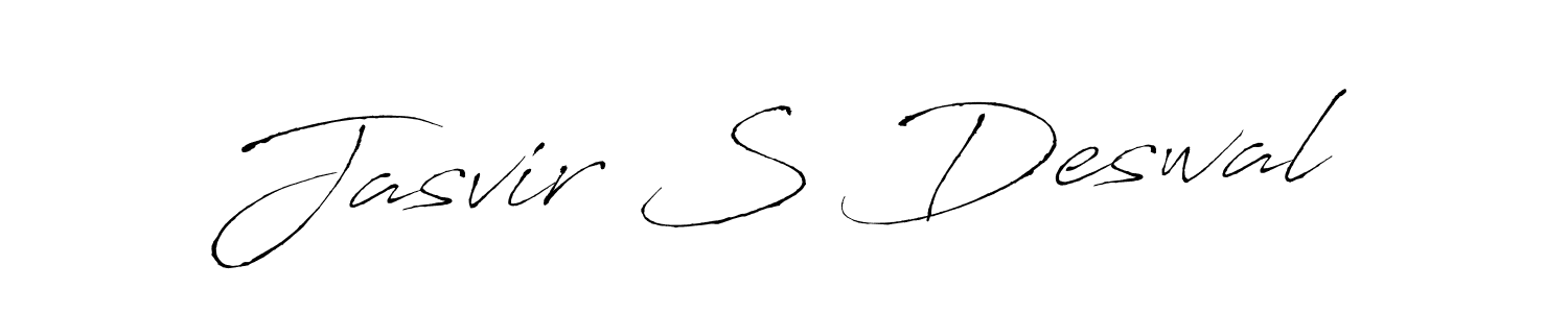 Similarly Antro_Vectra is the best handwritten signature design. Signature creator online .You can use it as an online autograph creator for name Jasvir S Deswal. Jasvir S Deswal signature style 6 images and pictures png