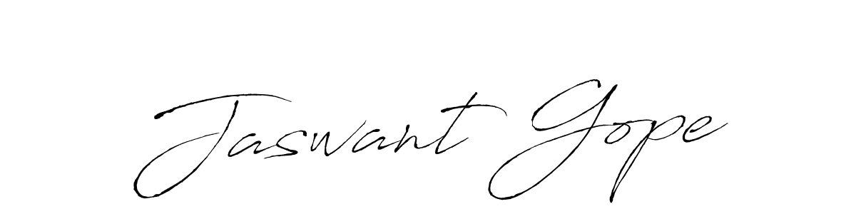 Jaswant Gope stylish signature style. Best Handwritten Sign (Antro_Vectra) for my name. Handwritten Signature Collection Ideas for my name Jaswant Gope. Jaswant Gope signature style 6 images and pictures png