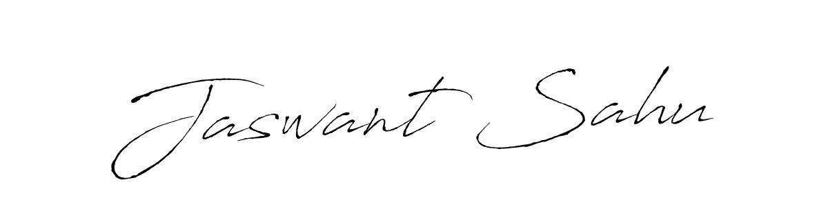 Create a beautiful signature design for name Jaswant Sahu. With this signature (Antro_Vectra) fonts, you can make a handwritten signature for free. Jaswant Sahu signature style 6 images and pictures png