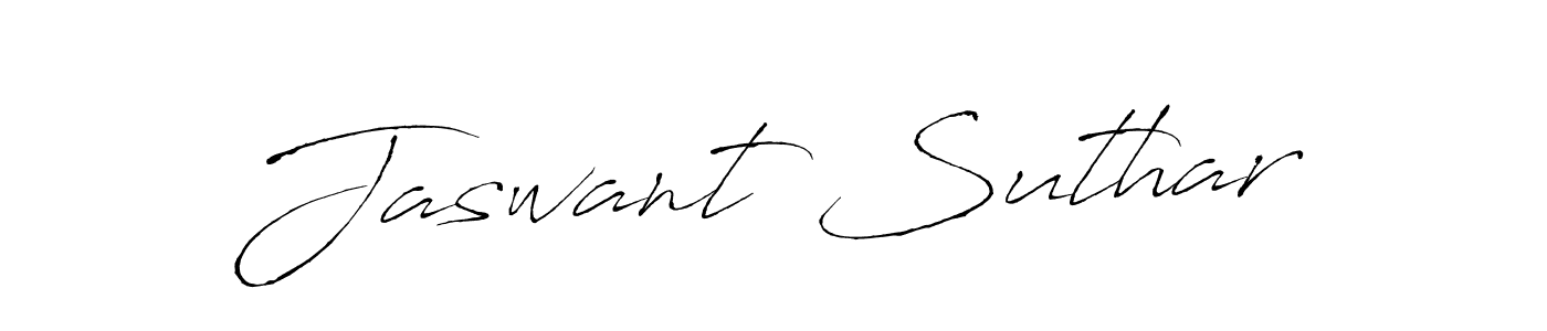 Jaswant Suthar stylish signature style. Best Handwritten Sign (Antro_Vectra) for my name. Handwritten Signature Collection Ideas for my name Jaswant Suthar. Jaswant Suthar signature style 6 images and pictures png
