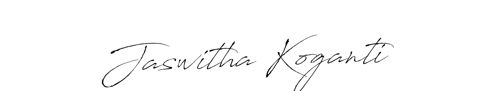 Make a beautiful signature design for name Jaswitha Koganti. Use this online signature maker to create a handwritten signature for free. Jaswitha Koganti signature style 6 images and pictures png