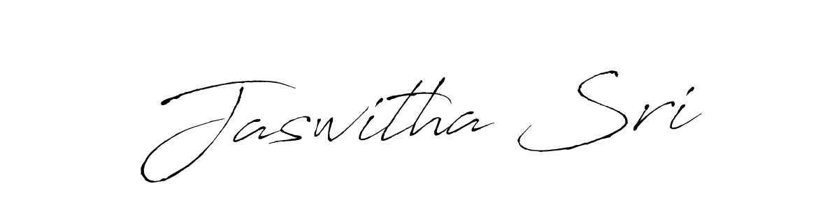 Design your own signature with our free online signature maker. With this signature software, you can create a handwritten (Antro_Vectra) signature for name Jaswitha Sri. Jaswitha Sri signature style 6 images and pictures png