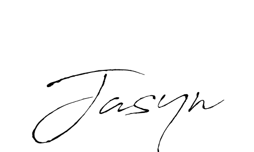 Jasyn stylish signature style. Best Handwritten Sign (Antro_Vectra) for my name. Handwritten Signature Collection Ideas for my name Jasyn. Jasyn signature style 6 images and pictures png