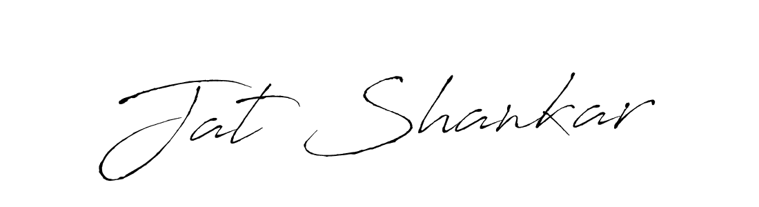 Antro_Vectra is a professional signature style that is perfect for those who want to add a touch of class to their signature. It is also a great choice for those who want to make their signature more unique. Get Jat Shankar name to fancy signature for free. Jat Shankar signature style 6 images and pictures png