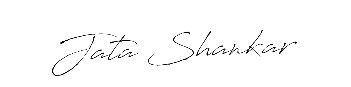 Jata Shankar stylish signature style. Best Handwritten Sign (Antro_Vectra) for my name. Handwritten Signature Collection Ideas for my name Jata Shankar. Jata Shankar signature style 6 images and pictures png