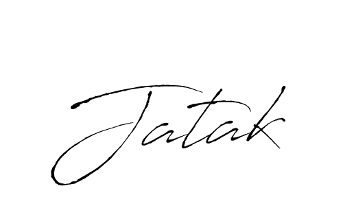 How to make Jatak signature? Antro_Vectra is a professional autograph style. Create handwritten signature for Jatak name. Jatak signature style 6 images and pictures png