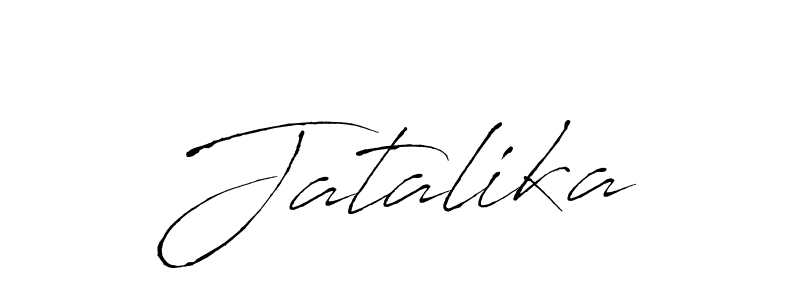 Antro_Vectra is a professional signature style that is perfect for those who want to add a touch of class to their signature. It is also a great choice for those who want to make their signature more unique. Get Jatalika name to fancy signature for free. Jatalika signature style 6 images and pictures png