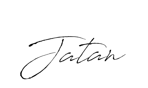 Design your own signature with our free online signature maker. With this signature software, you can create a handwritten (Antro_Vectra) signature for name Jatan. Jatan signature style 6 images and pictures png