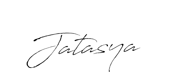Jatasya stylish signature style. Best Handwritten Sign (Antro_Vectra) for my name. Handwritten Signature Collection Ideas for my name Jatasya. Jatasya signature style 6 images and pictures png