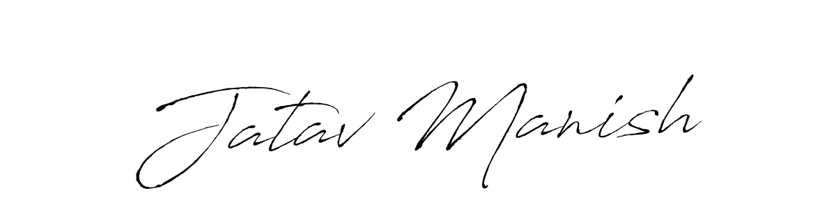 Antro_Vectra is a professional signature style that is perfect for those who want to add a touch of class to their signature. It is also a great choice for those who want to make their signature more unique. Get Jatav Manish name to fancy signature for free. Jatav Manish signature style 6 images and pictures png