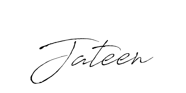 Make a beautiful signature design for name Jateen. With this signature (Antro_Vectra) style, you can create a handwritten signature for free. Jateen signature style 6 images and pictures png