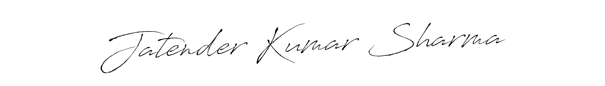 You should practise on your own different ways (Antro_Vectra) to write your name (Jatender Kumar Sharma) in signature. don't let someone else do it for you. Jatender Kumar Sharma signature style 6 images and pictures png