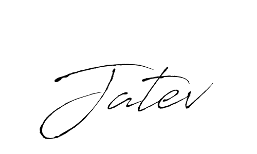 How to make Jatev name signature. Use Antro_Vectra style for creating short signs online. This is the latest handwritten sign. Jatev signature style 6 images and pictures png