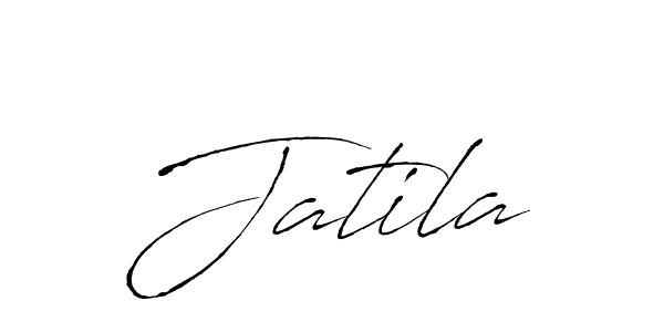 if you are searching for the best signature style for your name Jatila. so please give up your signature search. here we have designed multiple signature styles  using Antro_Vectra. Jatila signature style 6 images and pictures png