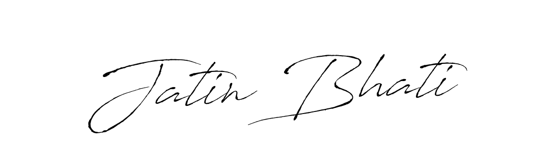 Also we have Jatin Bhati name is the best signature style. Create professional handwritten signature collection using Antro_Vectra autograph style. Jatin Bhati signature style 6 images and pictures png